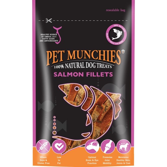Pet Munchies  Salmon Fillets 90gm