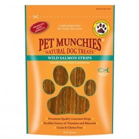 Pet Munchies Wild Salmon Strips 80g