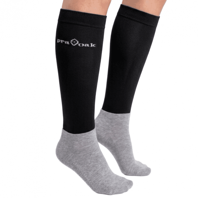 Pravoak  Equestrian Knee High Socks - Black