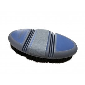 Pravoak Flexible Horse Hair Body Brush - Blue