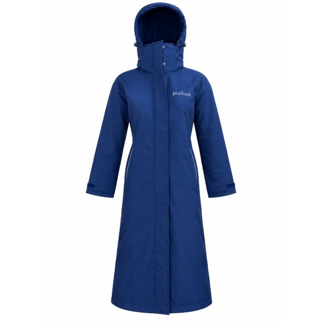 Pravoak  Parlick Womens Long Waterproof Riding Coat - Navy Blue
