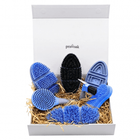 Pravoak Seven Piece Grooming Gift Set (Blue)