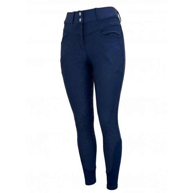 Pravoak  Womens Horse Riding Full Seat Breeches - Navy Blue