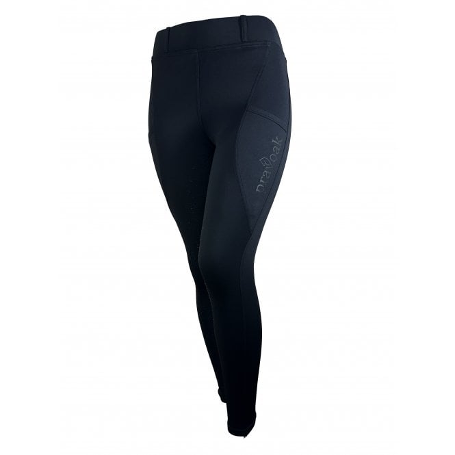 Pravoak  Womens Horse Riding Tights - Black