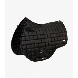 Premier Equine Alberta Close Contact Full Size Satin GP/Jump Square - Black
