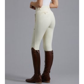 Premier Equine Aradina Ladies Full Seat Gel Competition Riding Breeches - Vanilla