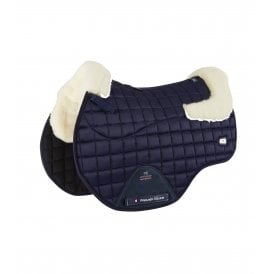 Premier Equine Atlantis CC Satin Wool GP Full Size Jump Square - Navy/Natural
