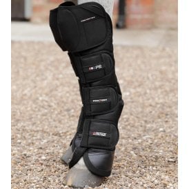 Premier Equine Ballistic Knee Pro-Tech Horse Travel Boots - Black