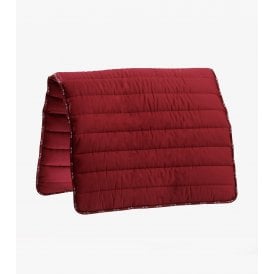 Premier Equine Buster Reversible Full Size Saddle Pad - Burgundy