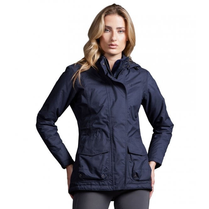 Premier Equine  Cascata Ladies Waterproof Coat - Navy