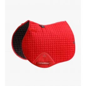 Premier Equine Close Contact Plain Cotton Full Size GP/Jump Square - Red