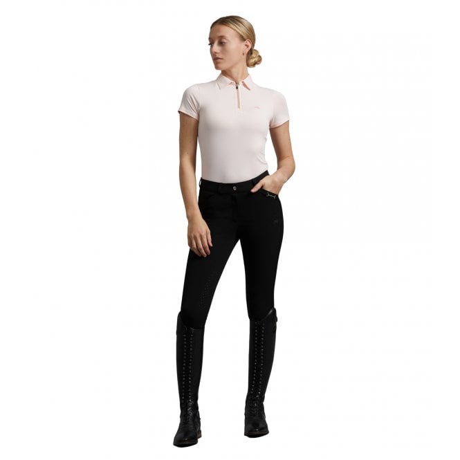Premier Equine  Delta Womens Full Seat Gel Competition Riding Breeches - Black