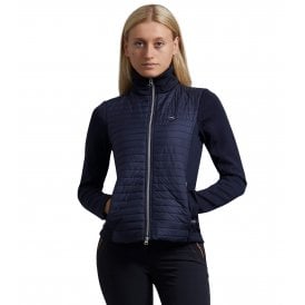 Premier Equine Elena Hybrid Technical Womens Riding Jacket - Navy Blue