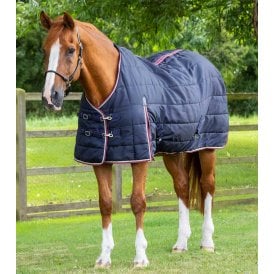 Premier Equine Garissa 100g Stable Rug - Navy Blue