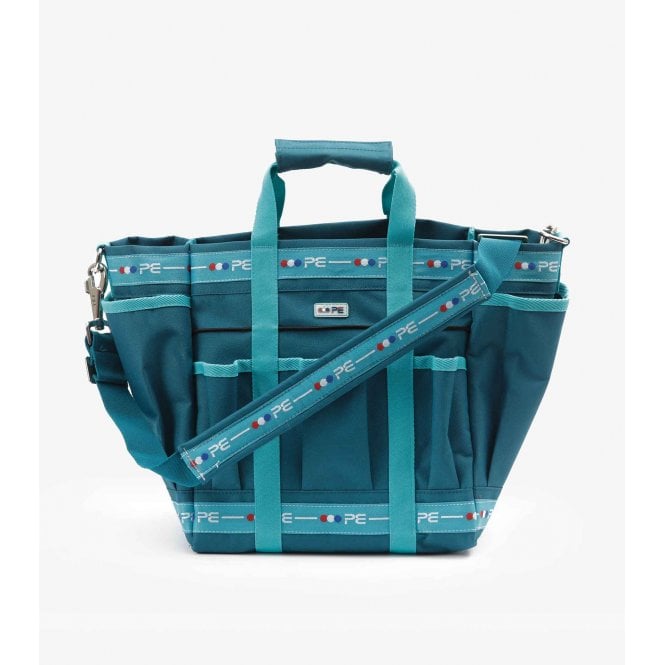 Premier Equine  Grooming Kit Bag - Med Blue & Peacock