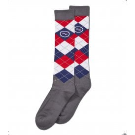 Premier Equine Junior 4 Season Socks 2pk - Classic Check