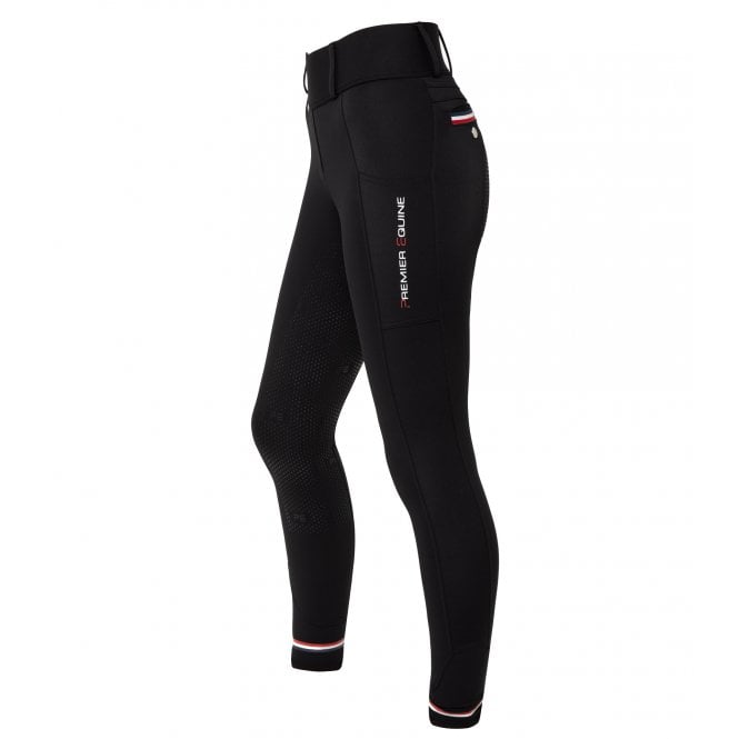 Premier Equine  Mirillo Ladies Full Seat Riding Tights - Black