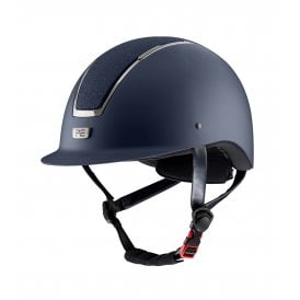 Premier Equine Odyssey Horse Riding Helmet - Navy Blue