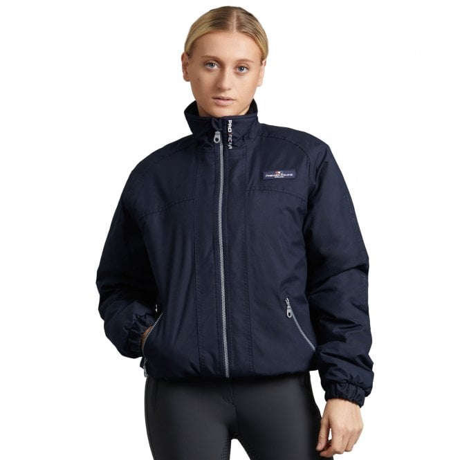 Premier Equine  Pro Rider Unisex Waterproof Riding Jacket - Navy Blue