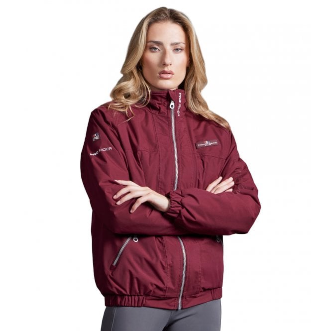 Premier Equine  Pro Rider Unisex Waterproof Riding Jacket - Wine