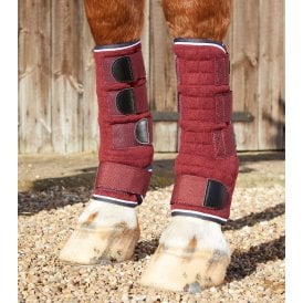 Premier Equine Quick Dry Leg Wraps - Burgundy