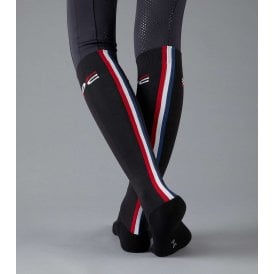 Premier Equine Sports Highlight Riding Socks - Black