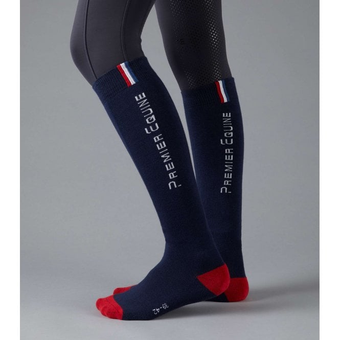 Premier Equine  Sports Series Riding Socks - Navy Blue