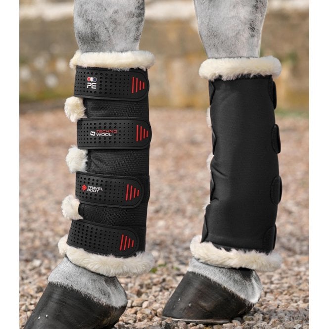 Premier Equine  Techno Wool Travel Boots - Black