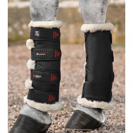 Premier Equine Techno Wool Travel Boots - Black