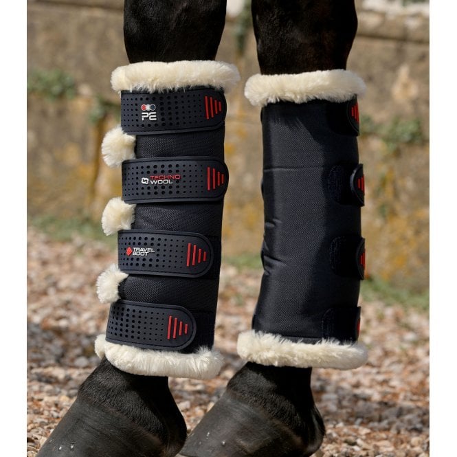 Premier Equine  Techno Wool Travel Boots - Navy Blue