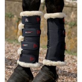 Premier Equine Techno Wool Travel Boots - Navy Blue