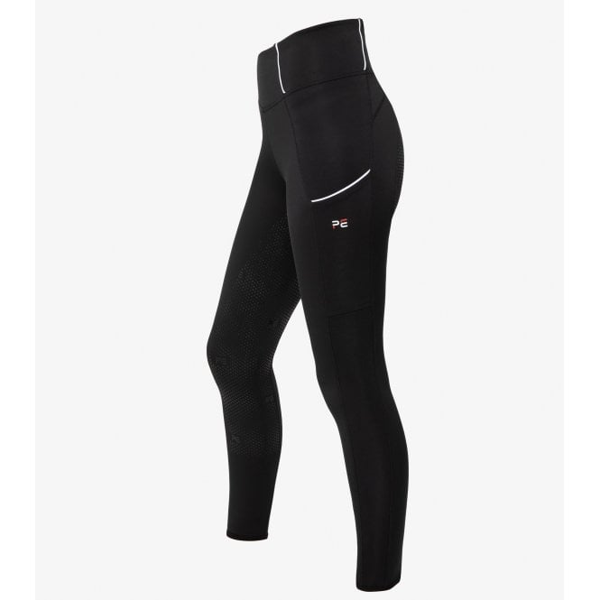 Premier Equine  Tenere Ladies Full Seat Gel Riding Tights - Black