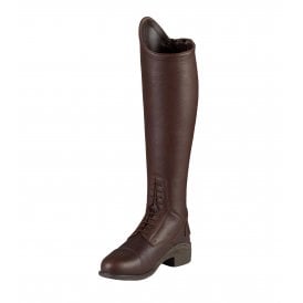Premier Equine Vallardi Womens Leather Field Tall Riding Boot - Brown
