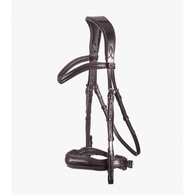 Premier Equine  Verdura Anatomic Snaffle Bridle - Brown