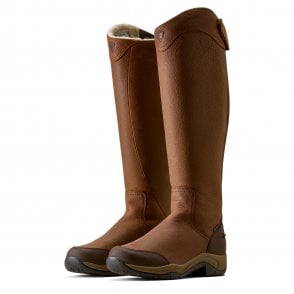 Ariat Telluride Tall Sherpa Womens Waterproof Boot - Barn Brown