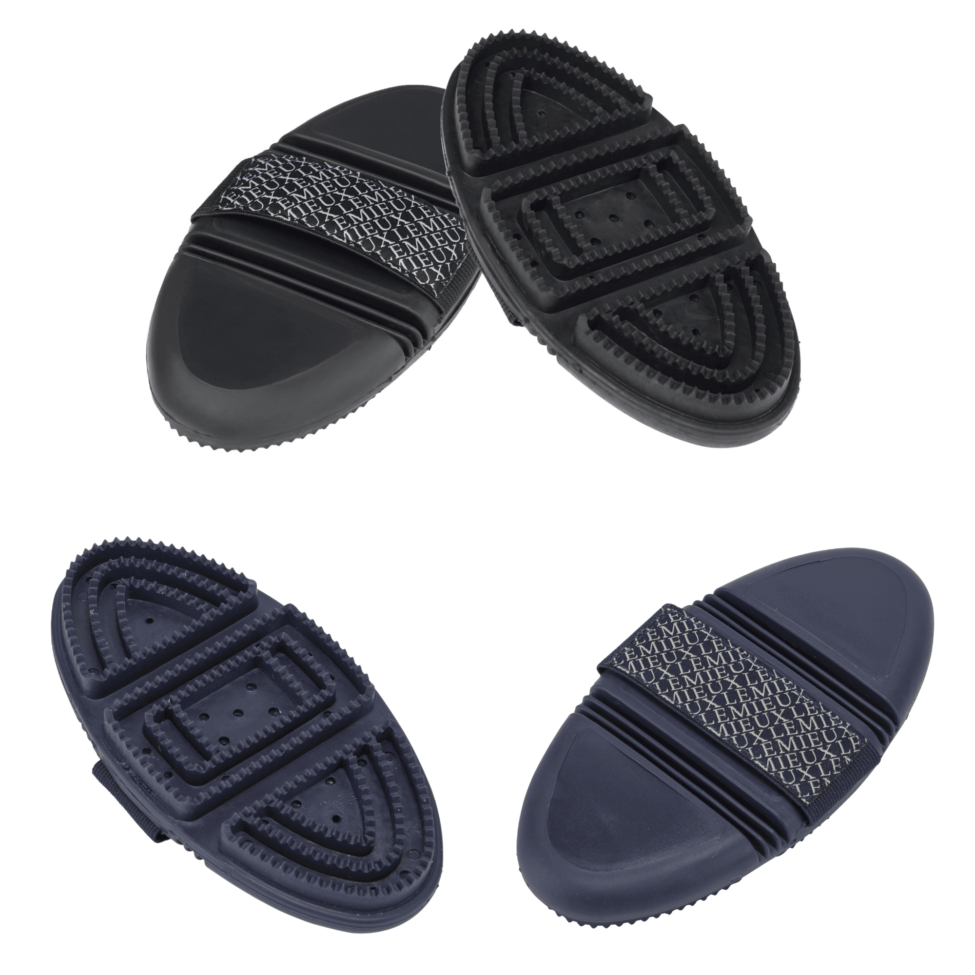 LeMieux Flexi Curry Comb - Navy or Black | Equestrian Grooming