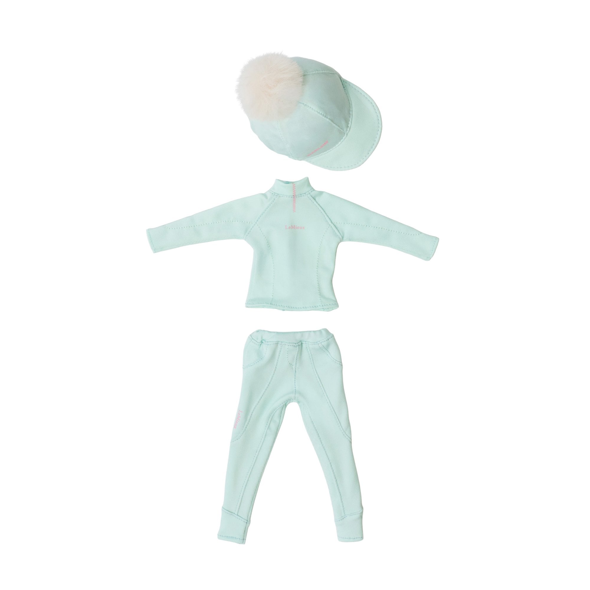 LeMieux Toy Rider Harlow Outfit - Softmint | Equestrian Toy Accessorie