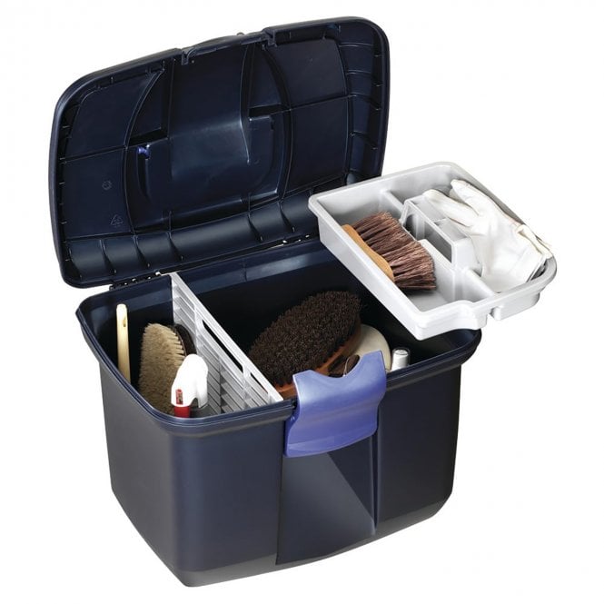 ProTack  Large Tack Box - Midnight Blue