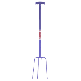 Red Gorilla 4 Prong T Handle Manure Fork