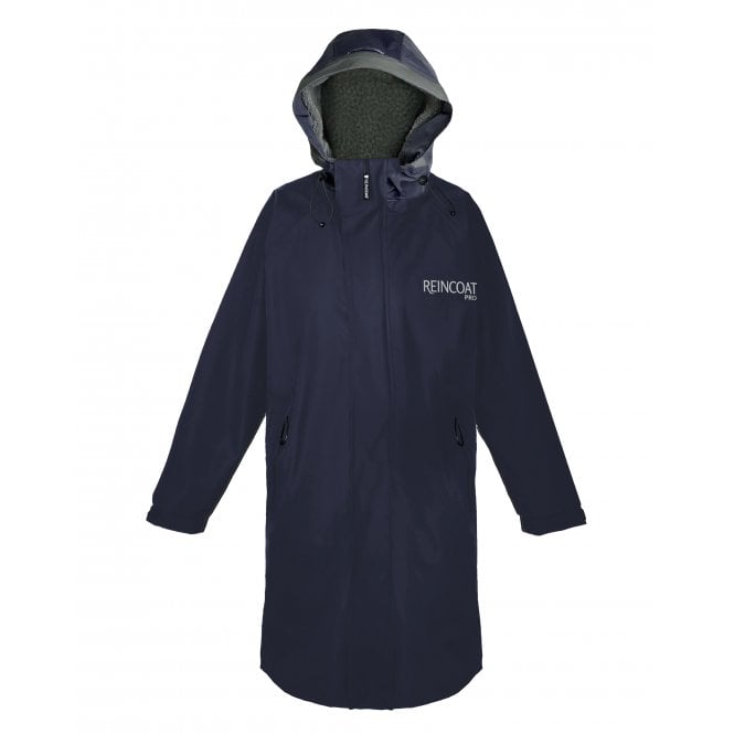 Reinwear  Reincoat Pro Childrens Long Fleece Lined Waterproof Coat - Midnight Blue