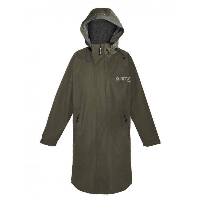 Reinwear  Reincoat Pro Womens Fleece Lined Waterproof Jacket - Olive