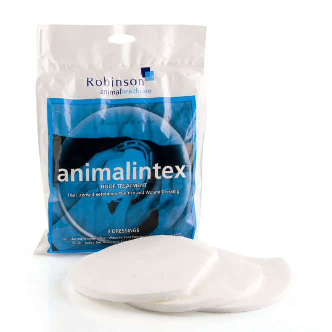Robinson  Animalintex Horse Hoof Treatment x 3 Pack