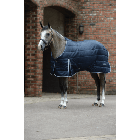 Saxon Channel Quilt Stable Standard Neck Medium - Navy/White