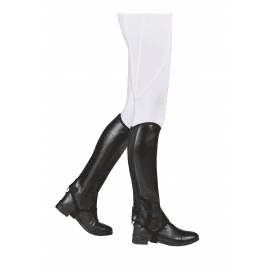 Saxon Syntovia Adults Half Chaps - Black