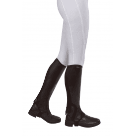Saxon Syntovia Childrens Half Chaps - Brown