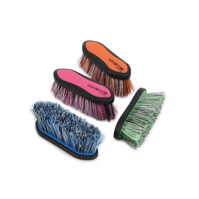 Shires  1482 Ezi-Groom Large 2-Tone Dandy Brush