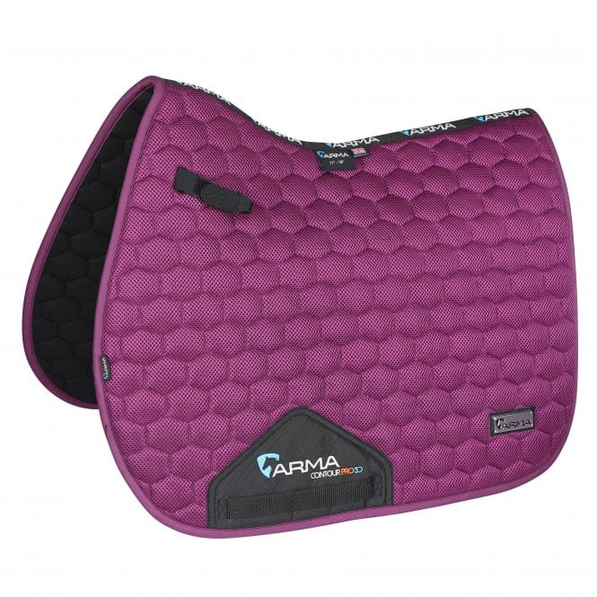 Shires  ARMA 3D Mesh Saddlecloth - Plum