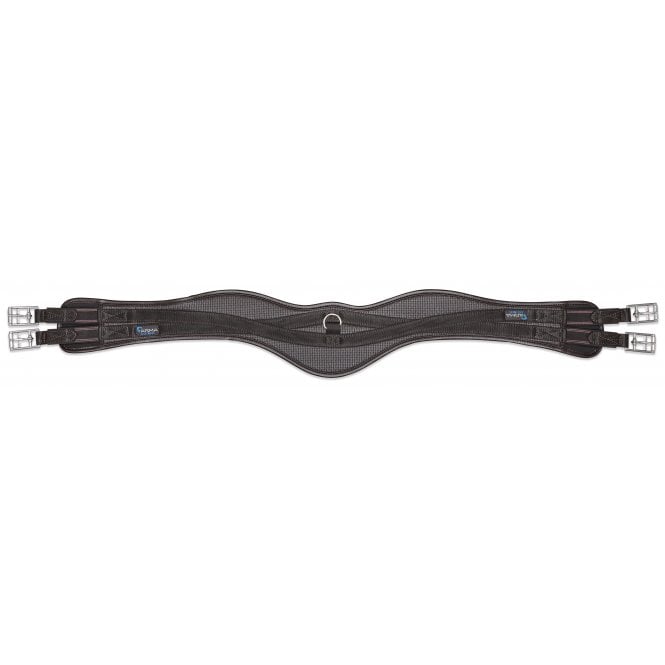 Shires  ARMA Anti-Chafe Anatomical Girth with Elastic - Brown