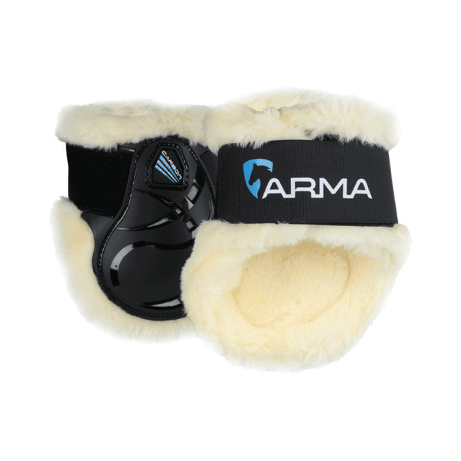 Shires  Arma Carbon SupaFleece Fetlock Boots - Black