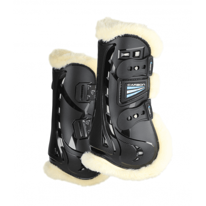 Shires  Arma Carbon SupaFleece Tendon Boots - Black